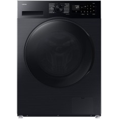 Masina de spalat rufe cu uscator Samsung WD90DG5B15BBLE, Spalare 9 kg, Uscare 6 kg, 1400 RPM, Clasa D, AI Ecobubble, WiFi, Negru