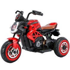 Tricicleta Electrica pentru Copii, 95 x 58 x 45 cm Rosu Negru