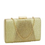 Cumpara ieftin Geanta clutch auriu cu sclipici 1009 05