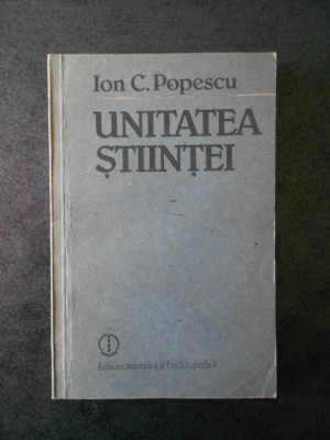 ION C. POPESCU - UNITATEA STIINTEI foto