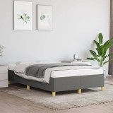 VidaXL Cadru de pat fără saltea, gri &icirc;nchis, 120x200 cm, textil 347150