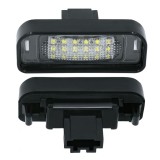 Cumpara ieftin Set 2 Lampi Numar LED Mercedes-Benz Clasa S W220 (1999-2005) Alb Pur 5000K-6000K Canbus E-Mark