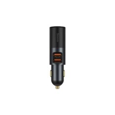 Incarcator bricheta auto Baseus CCBT-D0G Share Together 2x USB Output 5V /3A 1x bricheta auto total output 120W gri