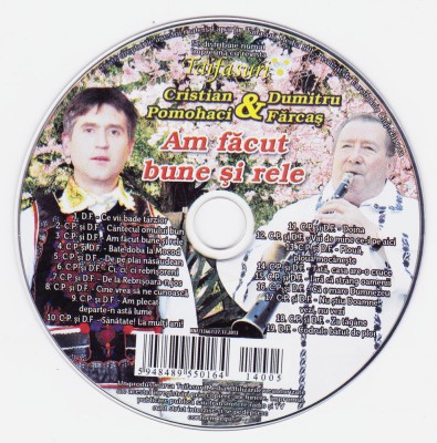 CD Religioasa: Cristian Pomohaci &amp;amp; Dumitru Farcas - Am facut bune si rele ( vezi descriere ) foto