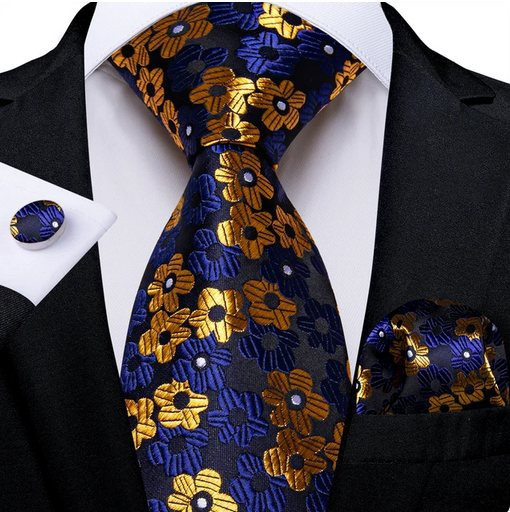 Set cravata + batista + butoni - matase -- model 768