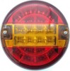 Stop LED Hamburger Unistar 24V, 3 functii: Pozitie, Frana, Semnalizare, 142mm, Piese Auto