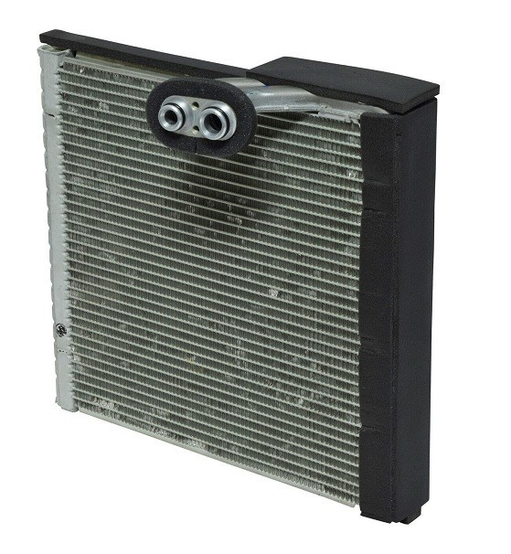 Evaporator aer conditionat Toyota Hilux, 2016- motor 2.4 D, 2.8 D, diesel, full aluminiu brazat, 275x250x38 mm, iesire 15, 3 mm, intrare 18, 1 mm, te