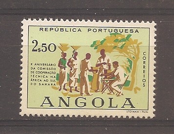 Angola 1960 - A 10-a aniversare a Comisiei Africane de Cooperare Tehnică, MNH foto
