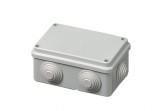 Doza aplicata patrata 120x80x50mm IP55 pentru distributie jonctiune ABS rezitenta UV, Elettrocanali