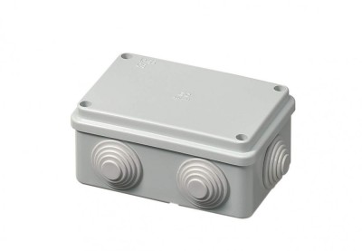 Doza aplicata patrata 120x80x50mm IP55 pentru distributie jonctiune ABS rezitenta UV foto
