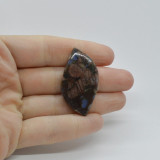 Cabochon que sera 40x21x7mm c42