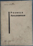 MIRCEA PAPADOPOL (1918-1942): POEMELE ADOLESCENTULUI (VOLUM DE DEBUT / EDITURA "FESTIVAL" SILISTRA 1939 / PORTRET AUTOR + DESEN DE AUREL ELEFTERESCU)