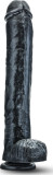 Dildo Jet Dark Steel Carbon Metalic Negru 35cm