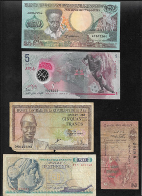 Set #65 15 bancnote de colectie (cele din imagini) foto