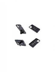 Husa antisoc neagra pentru Iphone 12 Mini magnetica premium Forcell Defender cu suport telefon