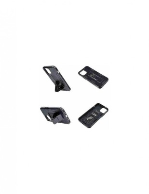 Husa antisoc neagra pentru Iphone 12 Mini magnetica premium Forcell Defender cu suport telefon foto