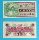 SUA (USA) (p#M64) 5 Cents 1966 aUNC &#039;Fortele Armate Americane&#039; serie: B22621444B