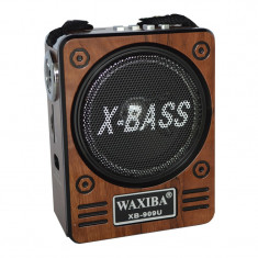 Radio Mp3 portabil Waxiba XB-909U, baterie interna foto