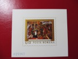 ROMANIA 1969 - Reproduceri de arta II - colita nedantelata - LP710 MNH - (T237)