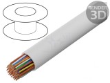Cablu Telecomunicații YTKSY 30x2x0,5mm PVC Alb