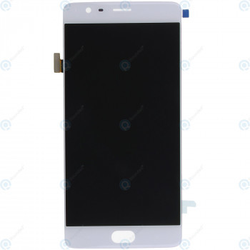OnePlus 3 Modul display LCD + Digitizer alb foto