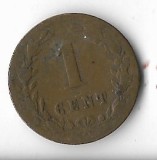 Moneda 1 Cent 1882 Olanda - Numismatica, Colecție, Monede Vechi Olandeze
