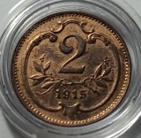 Austria, 2 Heller 1915, UNC.