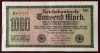 Germania 1.000 1000 Mark 1922 seria rosie 124 **