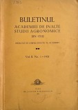 Buletinul Academiei de Inalte Studii Agronomice din Cluj. Vol. II. No. 1 - 1931
