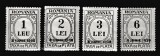 ROMANIA 1930 TAXA DE PLATA SUPRATIPAR 8 IUNIE 1930 SERIE MNH
