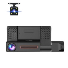 Camera tripla auto DVR, Full HD, inregistrare automata, 4? foto