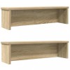Gossi rafturi de bucatarie stivuibile 2 buc stejar sonoma 60x15x16 cm