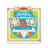 Joc de societate 2 in 1 Solitaire si Sah chinezesc - Melissa &amp; Doug