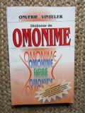 Dictionar de Omonime - Onufrie Vinteler, Editura Blassco, 2000, Romana, 336 pagini