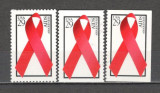 S.U.A.1993 Ziua mondiala SIDA KS.145, Nestampilat