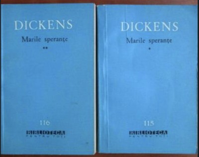 Marile sperante, Charles Dickens, 2 vol., colectia BPT (115 + 116) , 1962 foto