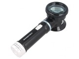 Lupă manuală cu LED și mărire x5, lentilă &Oslash;50mm