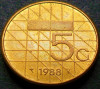 Moneda 5 GULDENI - OLANDA, anul 1988 *cod 3642 B, Europa