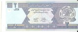 Bancnota 2 afghanis 2002, UNC - Afganistan