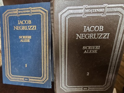 Scrieri alese Vol. I si II - Iacob Negruzzi foto