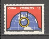 Cuba.1974 Congres mondial al mineritului SC.553