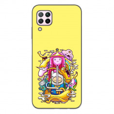 Husa compatibila cu Huawei P40 Lite Silicon Gel Tpu Model Adventure Time Poster