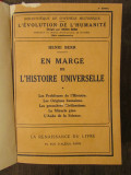 EN LARGE DE L&#039;HISTOIRE UNIVERSELLE-HENRI BERR