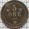 Suedia 5 ore 1890 - Oscar II (large letters) - km 757 - D001