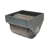 Rola de rulare pentru container basculabil 160x160 mm, suport sudabil, otel brut
