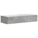 vidaXL Masă laterală montată pe perete Gri Beton 87,5 x 34,5 x 17 cm 898498