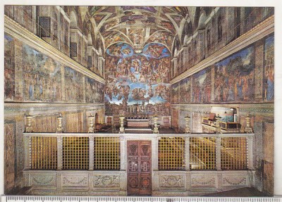bnk cp Vatican - Capela Sixtina - necirculata foto