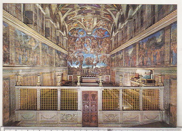 bnk cp Vatican - Capela Sixtina - necirculata