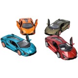 Masinuta Lamborghini Si&aacute;n, die-cast, scara 1 la 40, lungime 12.5 cm