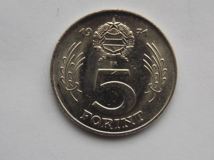 5 FORINT 1971 UNGARIA